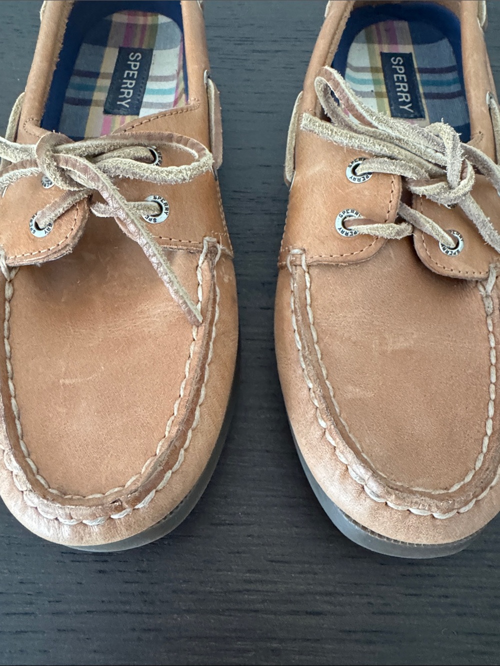 Womens Sperry Authentic Original™ 2-Eye Boat Shoe - Brown - Picture 4 of 11
